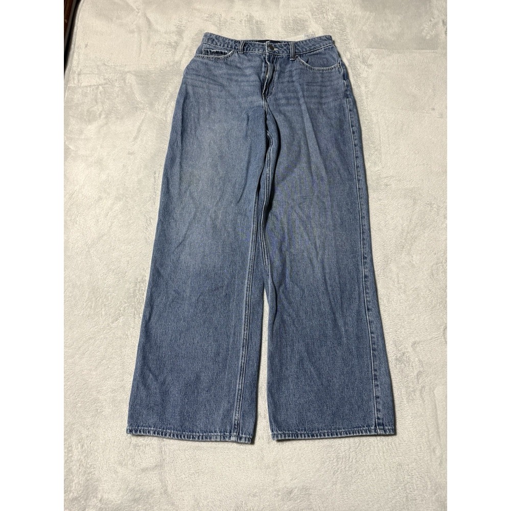 Hollister Womens 6 Ultra High Rise Baggy Jeans Wide Leg Y2K Skater 27x30